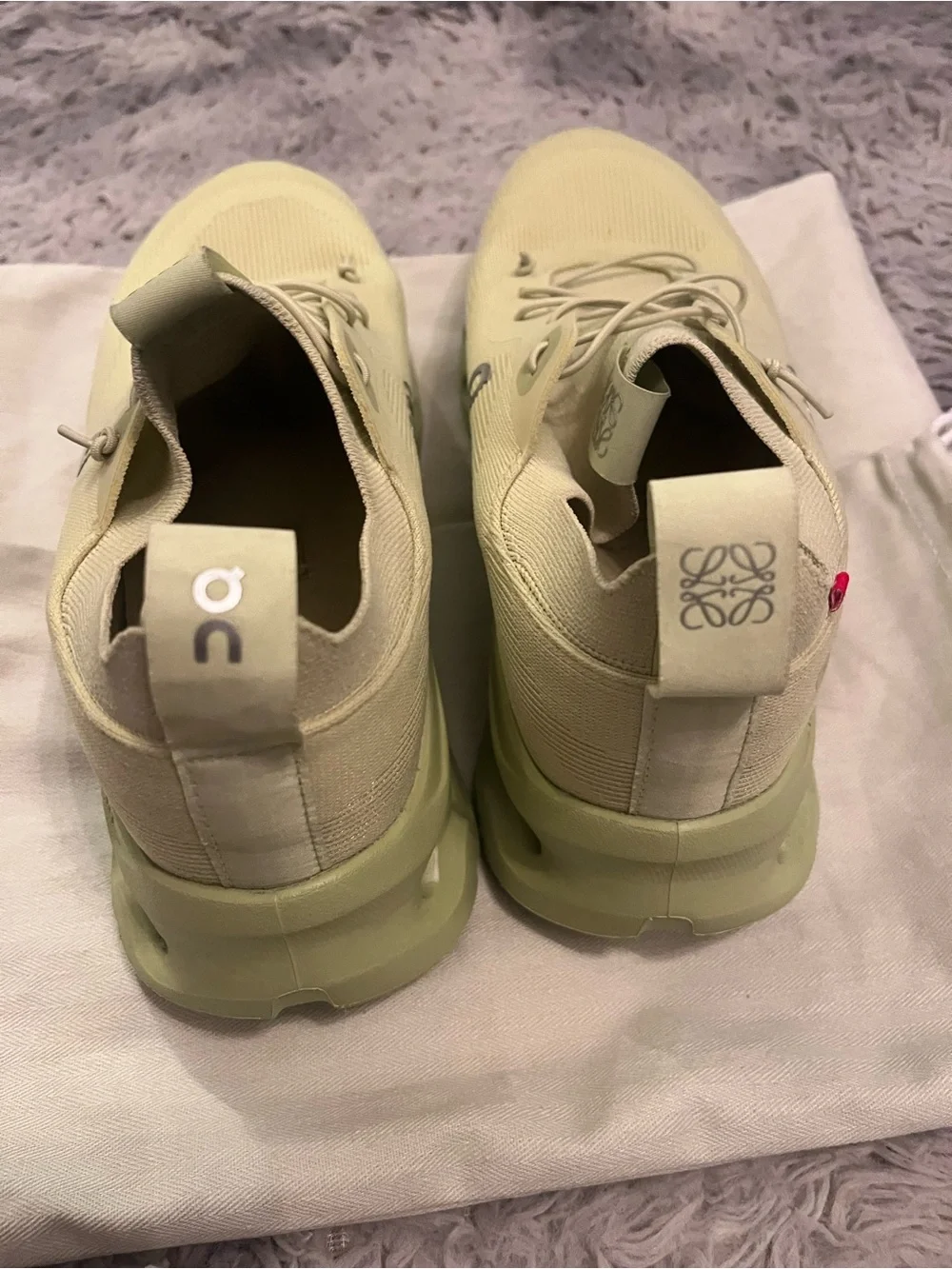 Loewe Women’s Pale Green Flow Runner Sneakers